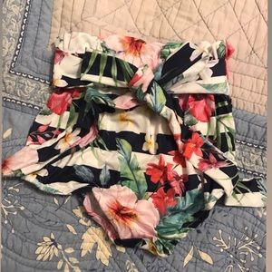 Floral stripe bummies